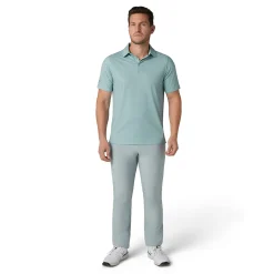 Callaway Pikétröjor Herr-Textured Chev Printed Polo Aquifer