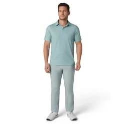 Callaway Pikétröjor Herr-Textured Chev Printed Polo Aquifer