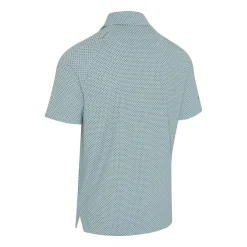 Callaway Pikétröjor Herr-Textured Chev Printed Polo Aquifer