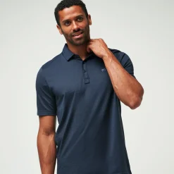 Travis Mathew Pikétröjor Herr-The Zinna Vintage Indigo-Black