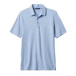 Travis Mathew Pikétröjor Herr-The Zinna Heather-Light-Blue