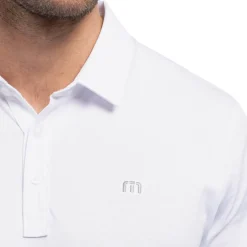 Travis Mathew Pikétröjor Herr-The Zinna Vit White