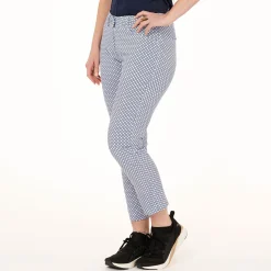 Func Factory Byxor Dam-Thea Navy Print (840)