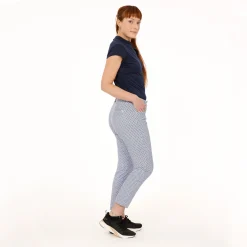 Func Factory Byxor Dam-Thea Navy Print (840)