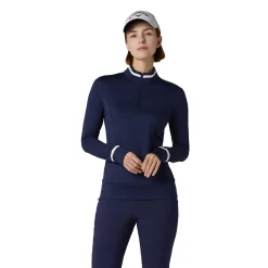 Callaway Tröjor Dam-Thermal Colorblock T Blå Peacoat