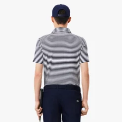 Lacoste Pikétröjor Herr-Thin Stripe Blå Vit Navy/White (525)