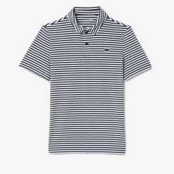 Lacoste Pikétröjor Herr-Thin Stripe Blå Vit Navy/White (525)