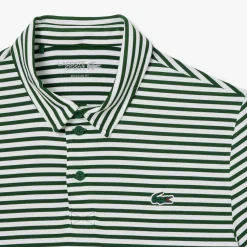 Lacoste Pikétröjor Herr-Thin Stripe Grön Vit Green/White (291)