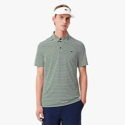 Lacoste Pikétröjor Herr-Thin Stripe Grön Vit Green/White (291)