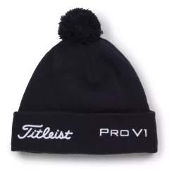 Titleist Mössor-Tour Pom Pom Hat Svart Black-White