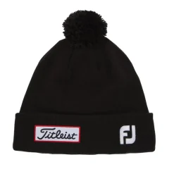 Titleist Mössor-Tour Pom Pom Hat Svart Black-White