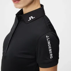 J.Lindeberg Pikétröjor Dam-Tour Tech Golf Polo Svart Black