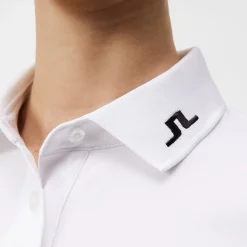 J.Lindeberg Pikétröjor Dam-Tour Tech Golf Polo Vit White