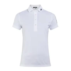 J.Lindeberg Pikétröjor Dam-Tour Tech Golf Polo Vit White