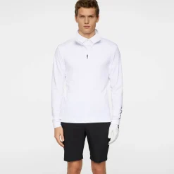 J.Lindeberg Tröjor Herr-Tour Tech Mid Layer Vit White