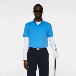 J.Lindeberg Pikétröjor Herr-Tour Tech Polo Sonic-Blue