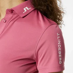 J.Lindeberg Pikétröjor Dam-Tour Tech Polo Rose-Wine