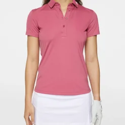J.Lindeberg Pikétröjor Dam-Tour Tech Polo Rose-Wine