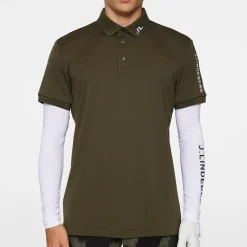 J.Lindeberg Pikétröjor Herr-Tour Tech Polo Forest-Green