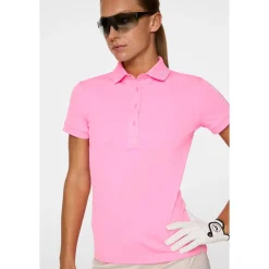 J.Lindeberg Pikétröjor Dam-Tour Tech Polo Eosine-Pink