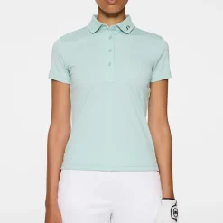 J.Lindeberg Pikétröjor Dam-Tour Tech Polo Ltd Blue-Haze