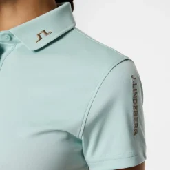 J.Lindeberg Pikétröjor Dam-Tour Tech Polo Ltd Blue-Haze