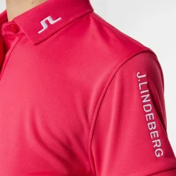 J.Lindeberg Pikétröjor Dam-Tour Tech Polo Röd Azalea