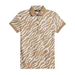 J.Lindeberg Pikétröjor Dam-Tour Tech Print Polo Tour-Tiger-Tigers-Eye-M