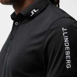 J.Lindeberg Pikétröjor Herr-Tour Tech Reg Fit Golf Polo Svart Black