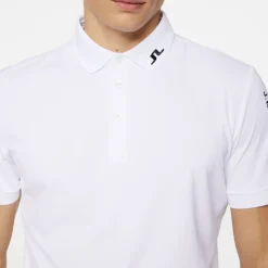 J.Lindeberg Pikétröjor Herr-Tour Tech Slim Fit Polo Vit White
