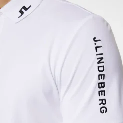 J.Lindeberg Pikétröjor Herr-Tour Tech Slim Fit Polo Vit White