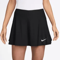 Nike Skorts & Kjolar-Tour W Dri-Fit Mid-Rise Svart Black-White