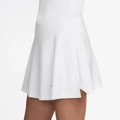 Nike Skorts & Kjolar-Tour W Dri-Fit Mid-Rise Vit White-Black