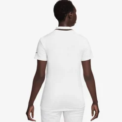 Nike Pikétröjor Dam-Tour W Uv Dri-Fit Short- White-Black-Black