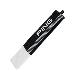 Ping Handdukar-Towel Tri-fold Black/White