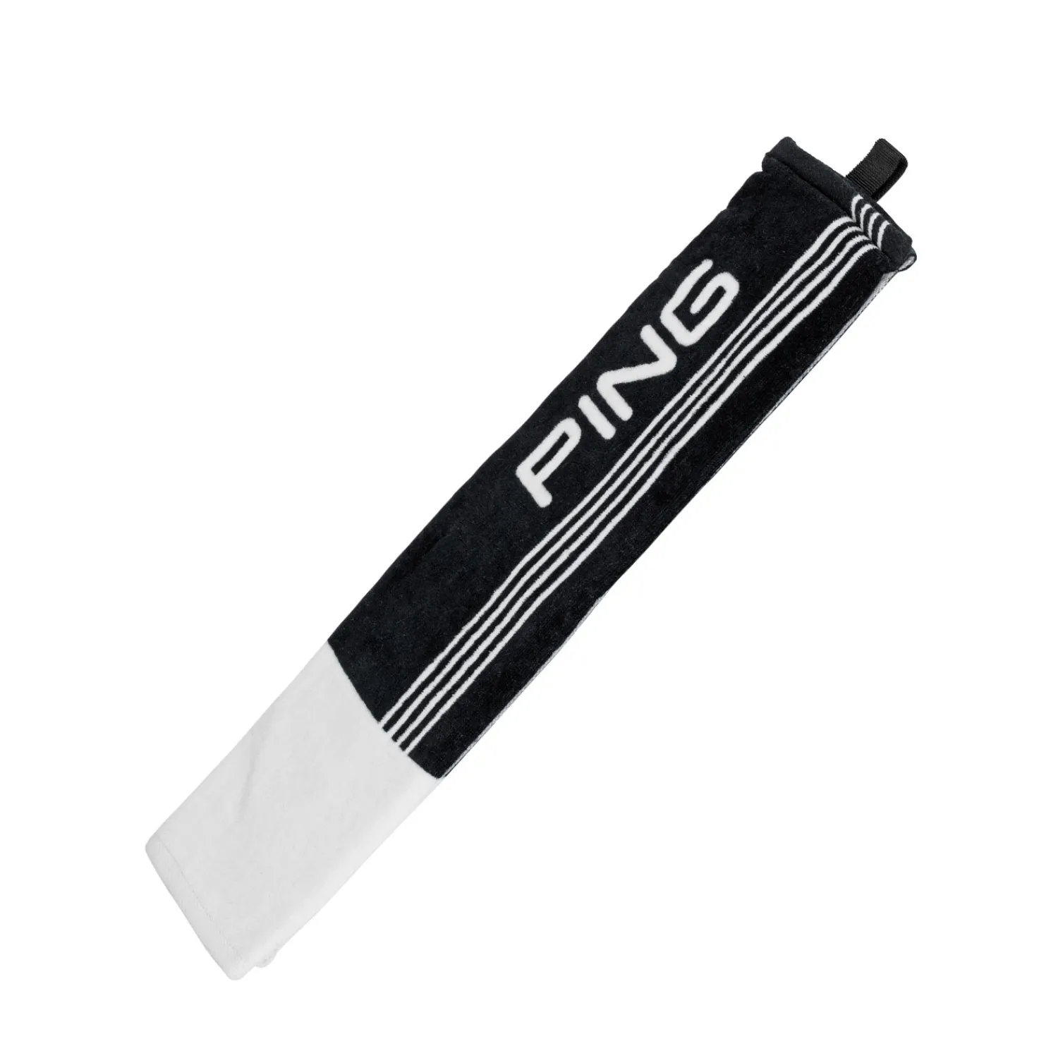 Ping Handdukar-Towel Tri-fold Black/White