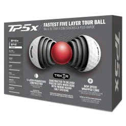 TaylorMade Tourbollar|Simulatorbollar-Tp5X TRK-R Vit White