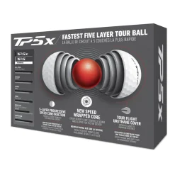 TaylorMade Tourbollar-TP5X Vit White