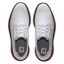 FootJoy Herrskor-Traditions White-White-Brick