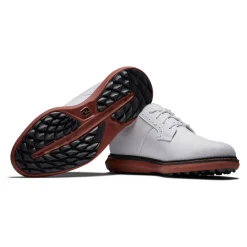 FootJoy Herrskor-Traditions White-White-Brick