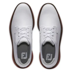 FootJoy Herrskor-Traditions White-White-Brick