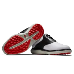 FootJoy Herrskor-Traditions White-Black-Grey