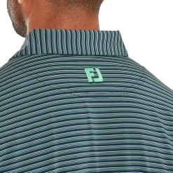 FootJoy Pikétröjor Herr-Triple Pinstripe Blå Navy