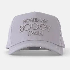 Bogeys & Birdies Kepsar-Trucker Cap 3D Board My Bogeytrain: Grå Grey