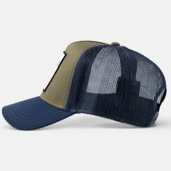 Bogeys & Birdies Kepsar-Trucker No Trouble Making a Double Grön Blå Green/Navy