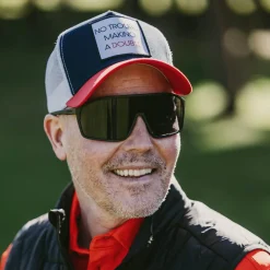 Bogeys & Birdies Kepsar-Trucker No Trouble Making a Double Blå Röd Vit Navy/Red/White