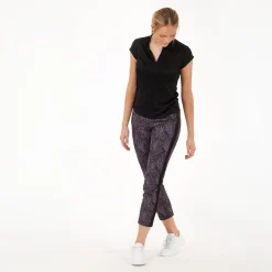 Func Factory Byxor Dam-TRUE Black Print (820)