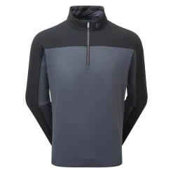 FootJoy Tröjor Herr-Ts Hybrid Midlayer Black - Charcoal