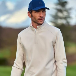 FootJoy Tröjor Herr-Ts Ottoman Midlayer Beige Stone