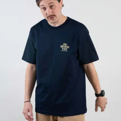 The Gimme Tour Pikétröjor Herr-T-Shirt Hoffa´s Leveling Service Blå Navy